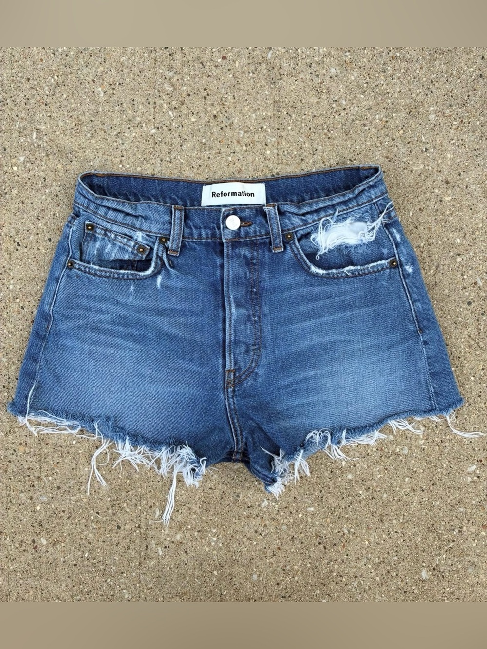 Reformation Dixie High Rise Shorts Size 25